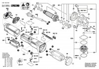 Bosch 3 601 GD0 340 GWS 17-125 S Angle Grinder Spare Parts